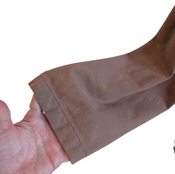 Neon Buddha Jacket Taupe Brown Relaxed Fit Boxy Draw Strings Women's size XL - Picture 10 of 12